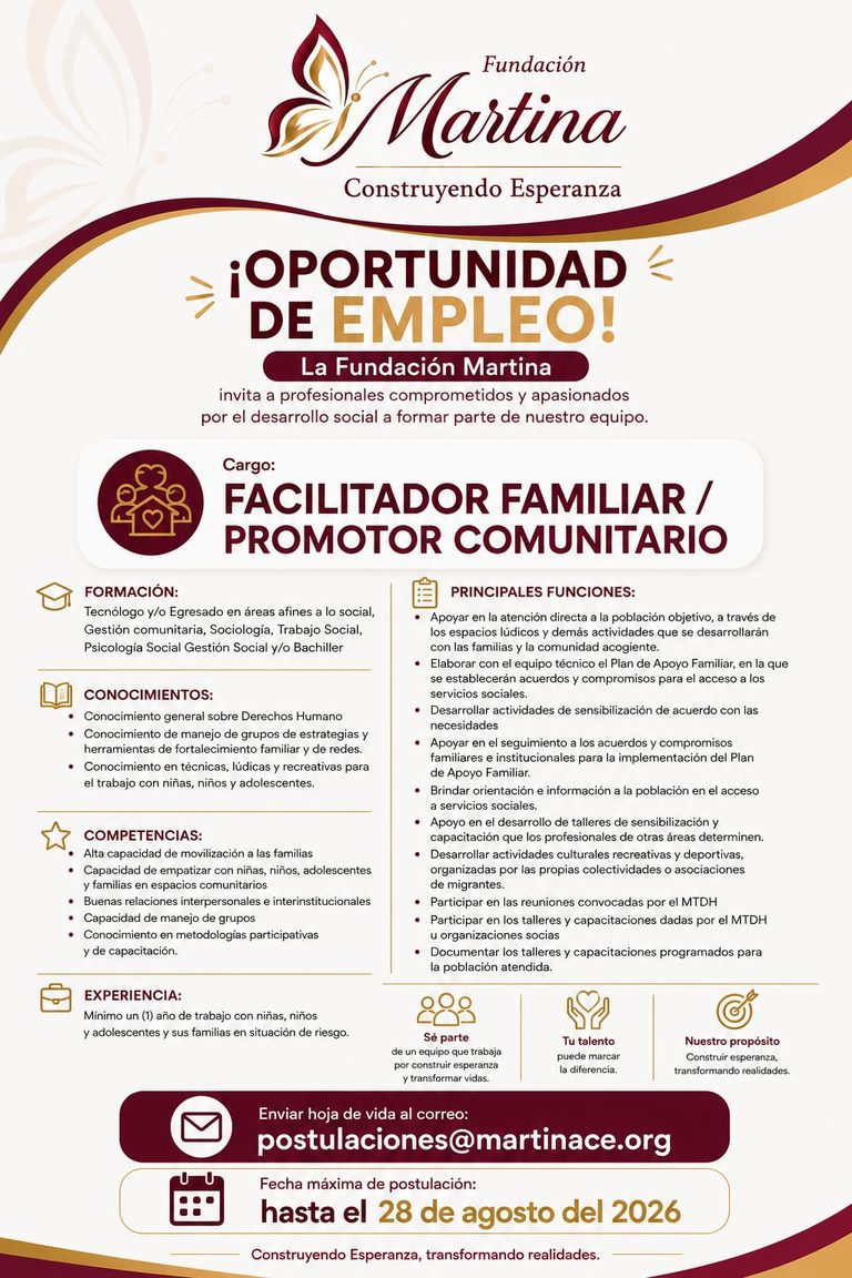 Banco de elegibles para posible Proyecto